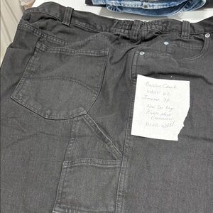 62 waist and 38 inseam Black Boulder Creek Cargo Pants